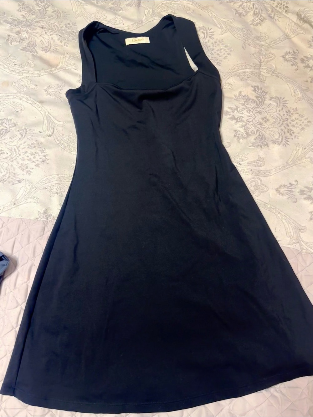 Qinsen Classic Sleeveless Black Women’s tennis Dress